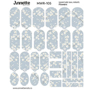 Nail Wraps Manichiura Flowers 105 Annette Nails MWR-105