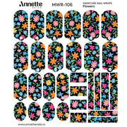 Nail Wraps Manichiura Flowers 106 Annette Nails MWR-106