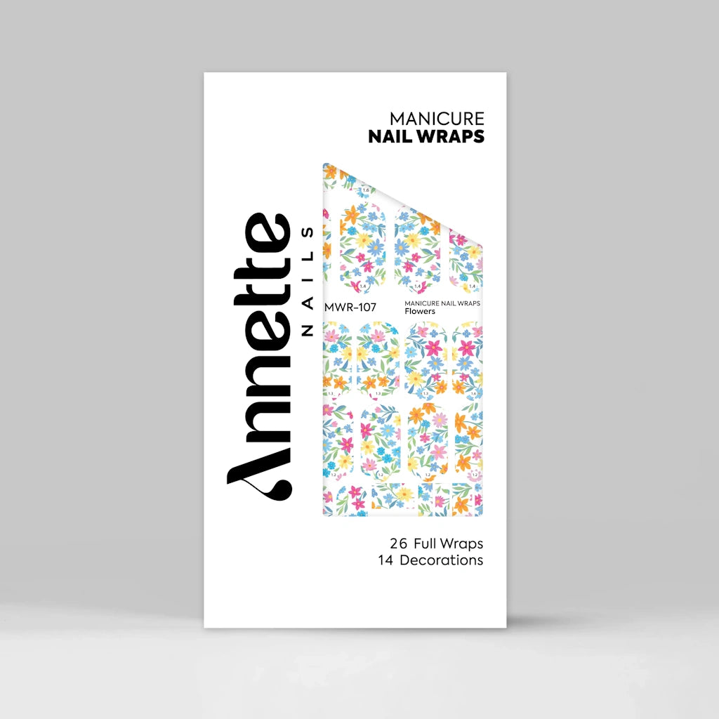 Nail Wraps Manichiura Flowers 107 Annette Nails MWR-107