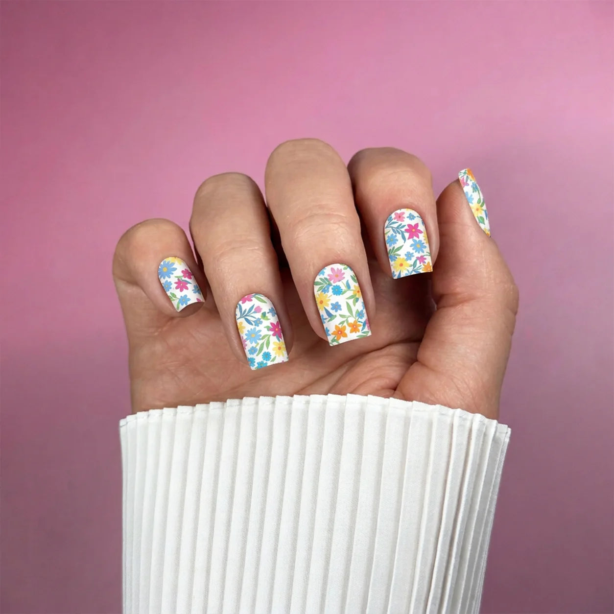 Nail Wraps Manichiura Flowers 107 Annette Nails MWR-107