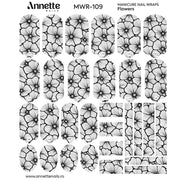Nail Wraps Manichiura Flowers 109 Annette Nails MWR-109