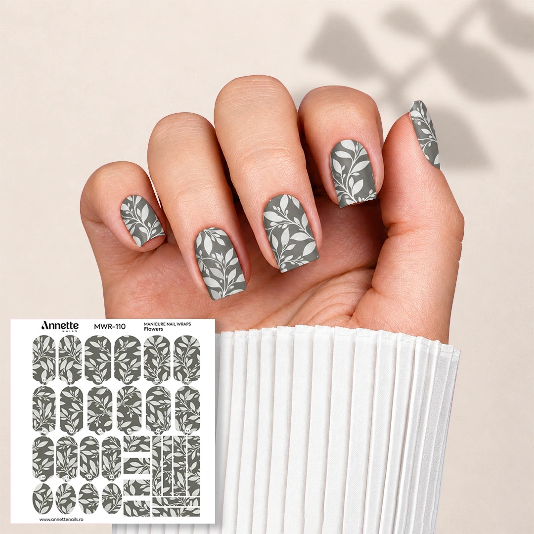 Nail Wraps Manichiura Flowers 110 Annette Nails MWR-110