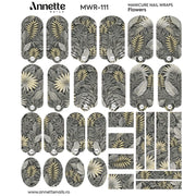 Nail Wraps Manichiura Flowers 111 Annette Nails MWR-111