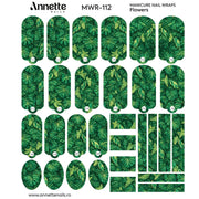 Nail Wraps Manichiura Flowers 112 Annette Nails MWR-112