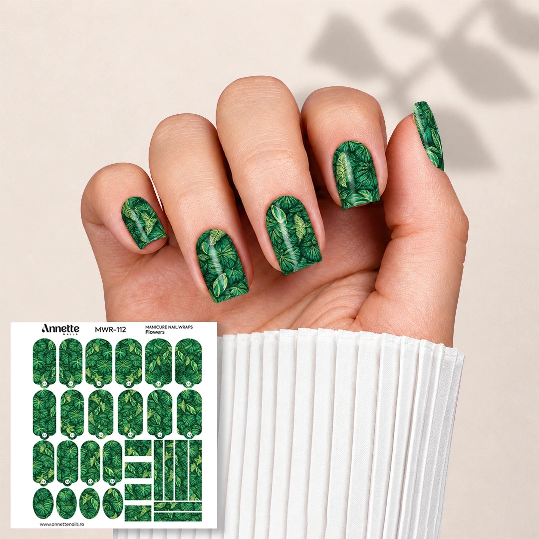 Nail Wraps Manichiura Flowers 112 Annette Nails MWR-112