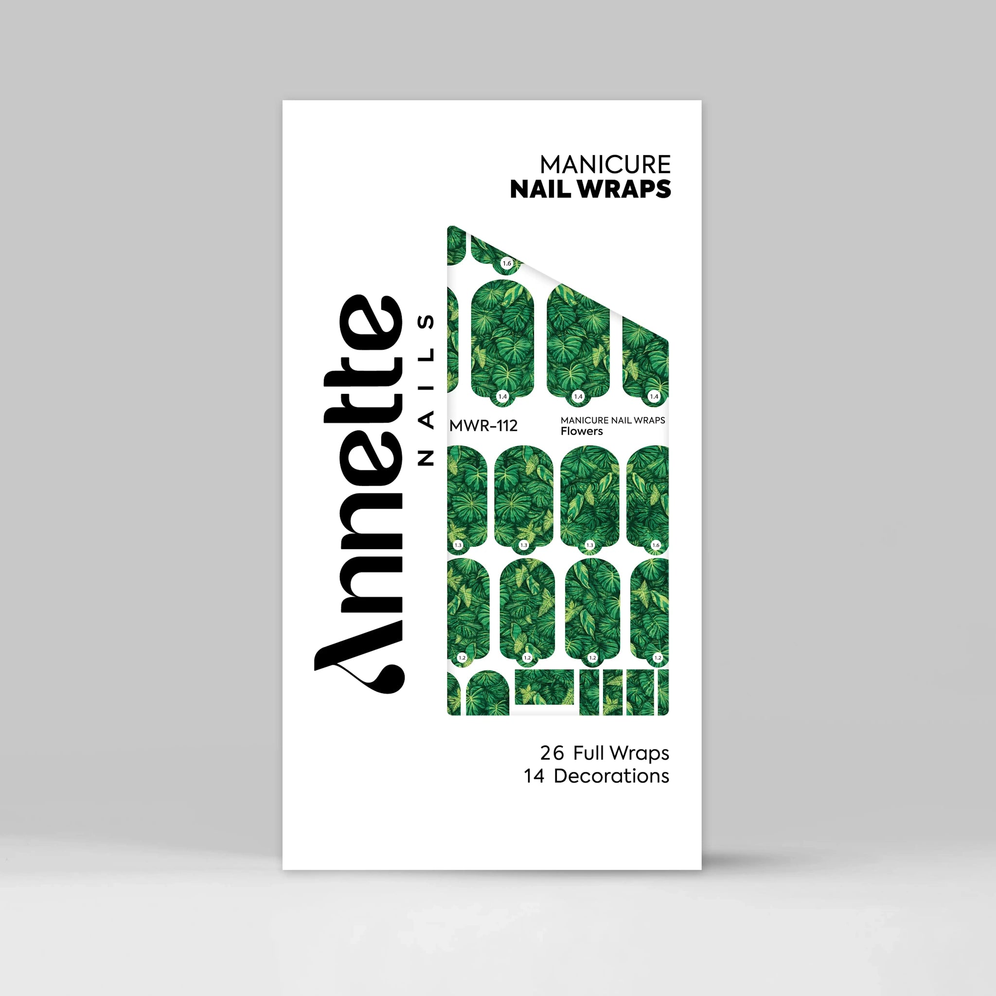 Nail Wraps Manichiura Flowers 112 Annette Nails MWR-112