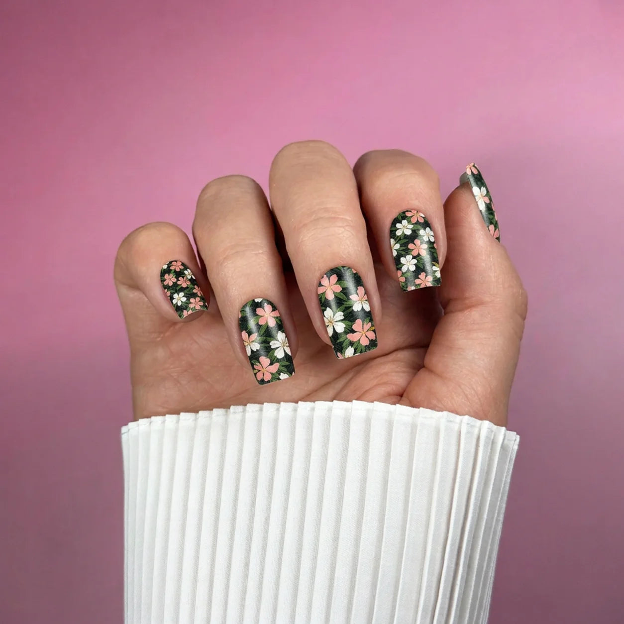 Nail Wraps Manichiura Flowers 114 Annette Nails MWR-114