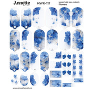 Nail Wraps Manichiura Flowers 117 Annette Nails MWR-117