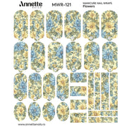 Nail Wraps Manichiura Flowers 121 Annette Nails MWR-121