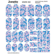 Nail Wraps Manichiura Flowers 122 Annette Nails MWR-122