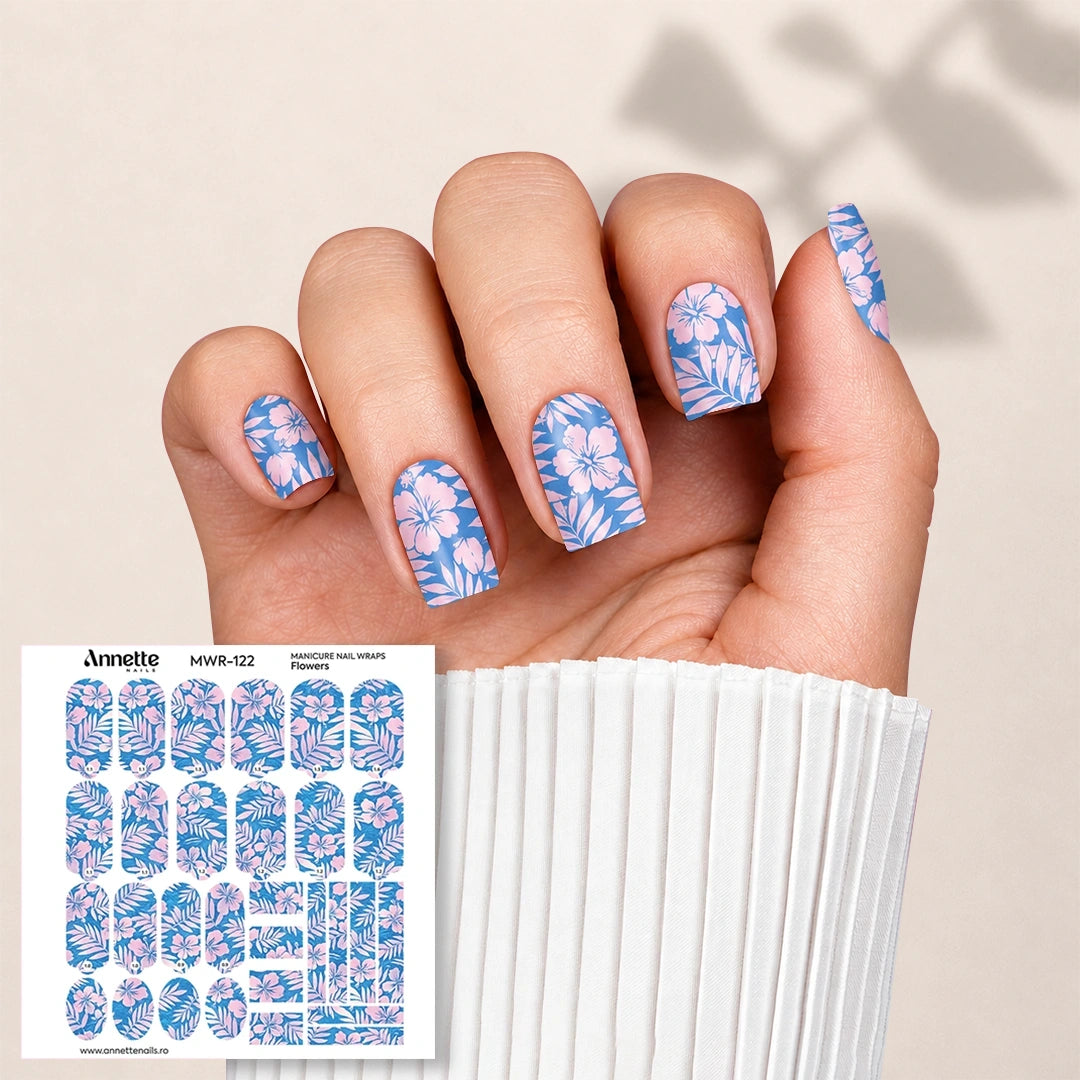 Nail Wraps Manichiura Flowers 122 Annette Nails MWR-122