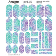 Nail Wraps Manichiura Flowers 125 Annette Nails MWR-125