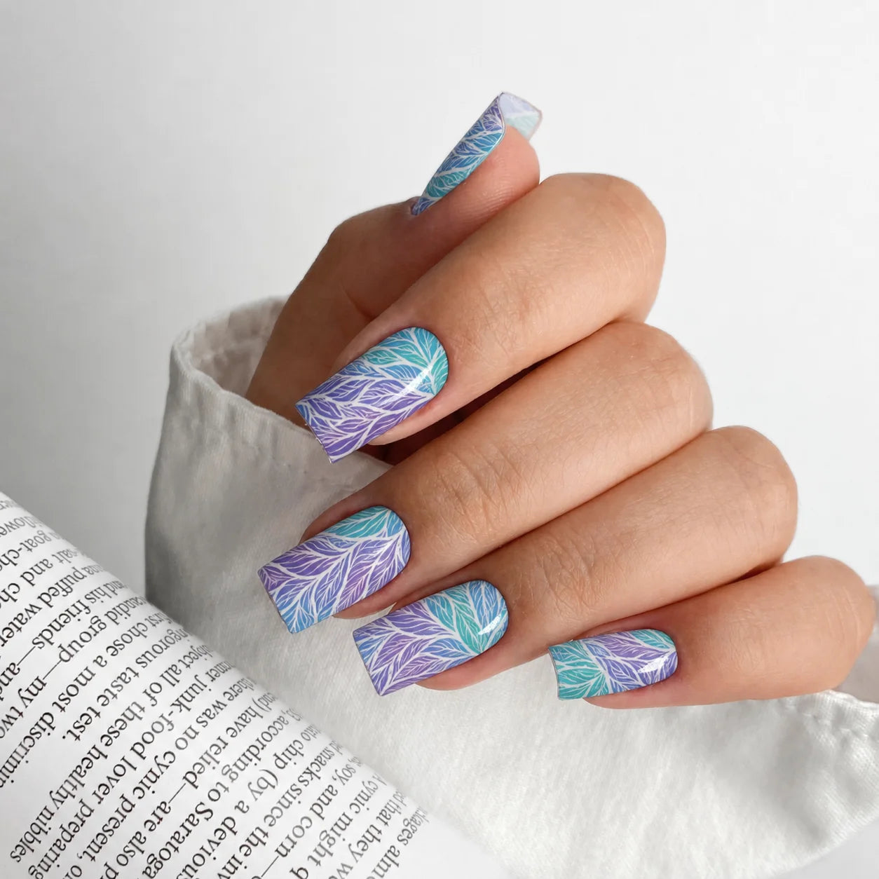 Nail Wraps Manichiura Flowers 125 Annette Nails MWR-125