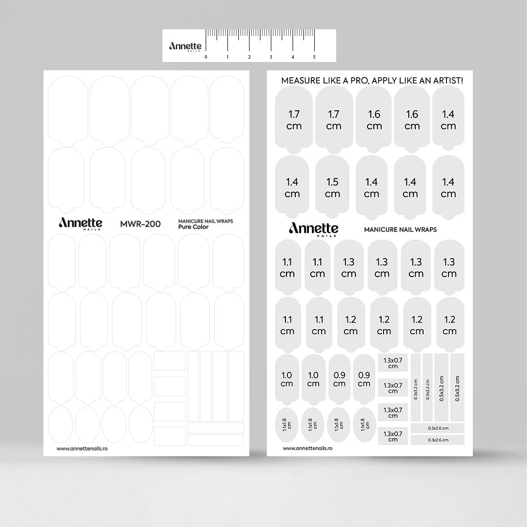 Nail Wraps Manichiura Pure Color 200 Annette Nails MWR-200