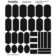 Nail Wraps Manichiura Pure Color 201 Annette Nails MWR-201