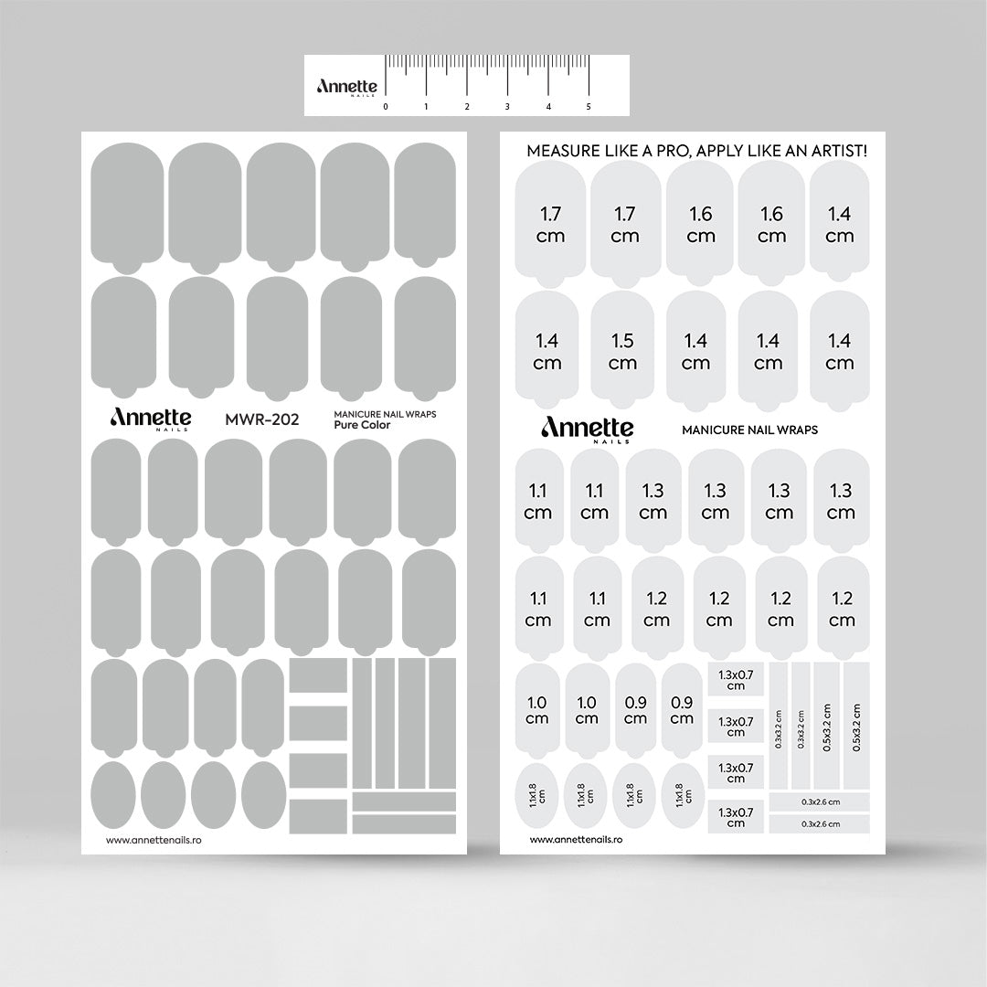 Nail Wraps Manichiura Pure Color 202 Annette Nails MWR-202