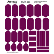 Nail Wraps Manichiura Pure Color 207 Annette Nails MWR-207