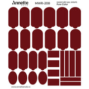 Nail Wraps Manichiura Pure Color 208 Annette Nails MWR-208
