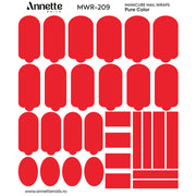 Nail Wraps Manichiura Pure Color 209 Annette Nails MWR-209