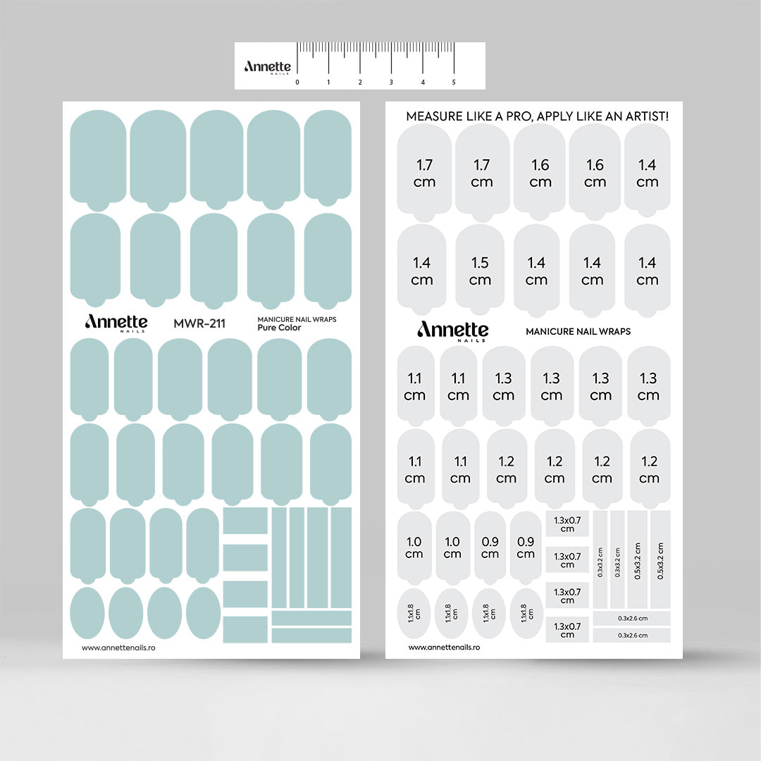 Nail Wraps Manichiura Pure Color 211 Annette Nails MWR-211