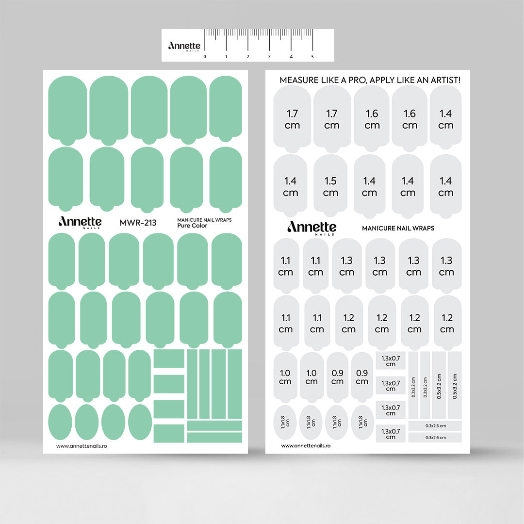 Nail Wraps Manichiura Pure Color 213 Annette Nails MWR-213