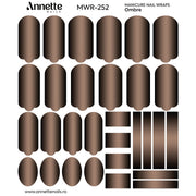 Nail Wraps Manichiura Ombre 252 Annette Nails MWR-252