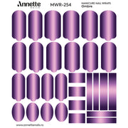 Nail Wraps Manichiura Ombre 254 Annette Nails MWR-254