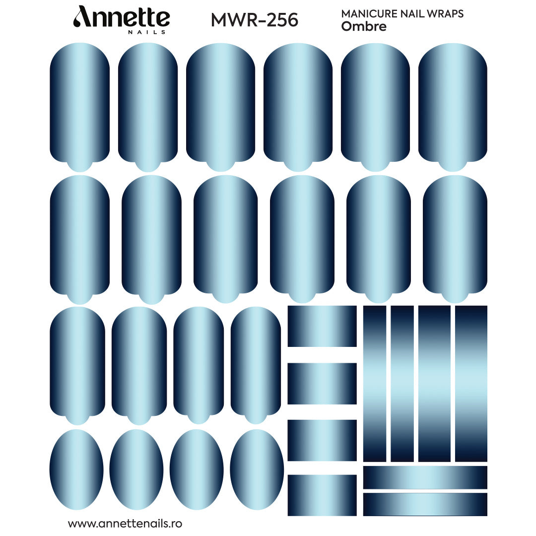 Nail Wraps Manichiura Ombre 256 Annette Nails MWR-256