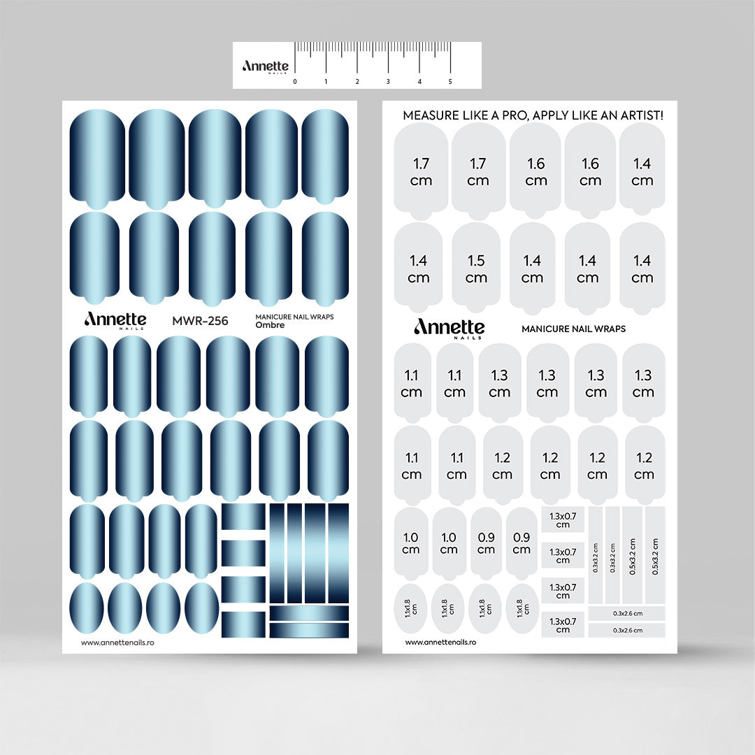 Nail Wraps Manichiura Ombre 256 Annette Nails MWR-256