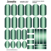 Nail Wraps Manichiura Ombre 257 Annette Nails MWR-257