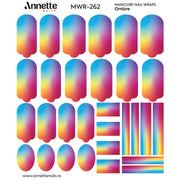 Nail Wraps Manichiura Ombre 262 Annette Nails MWR-262