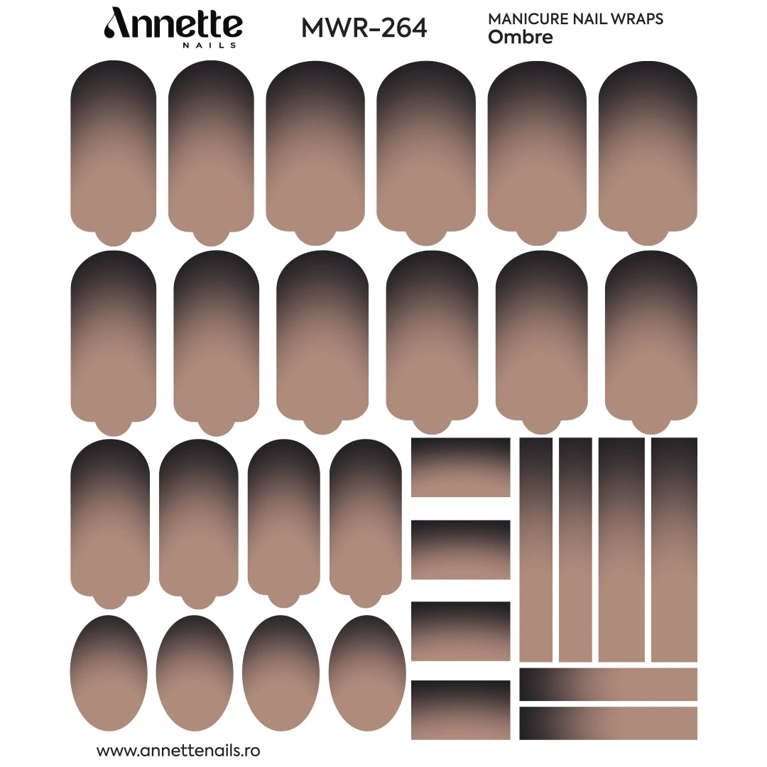 Nail Wraps Manichiura Ombre 264 Annette Nails MWR-264