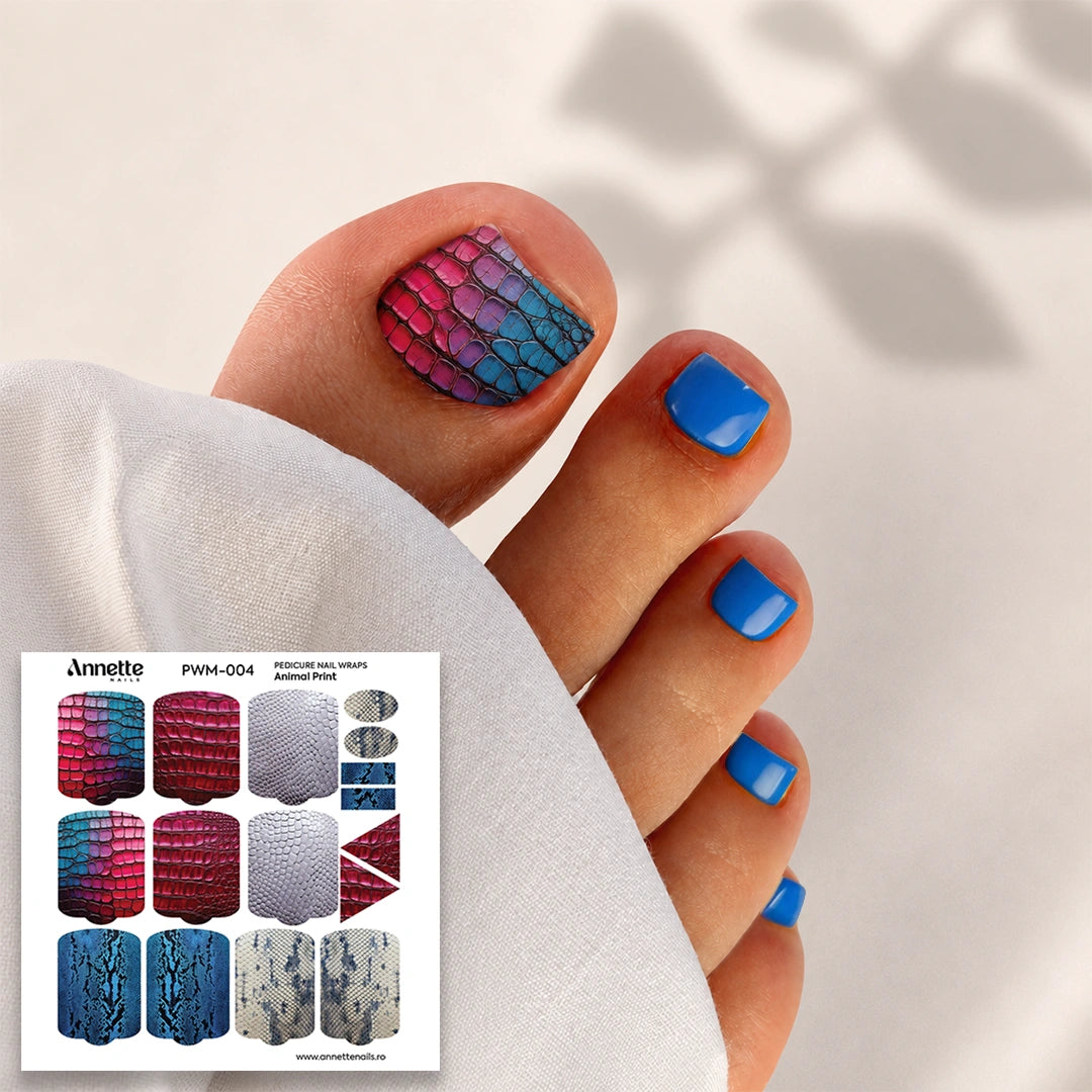 Nail Wraps Pedichiura Max Animal Print 4 Annette Nails PWM-004