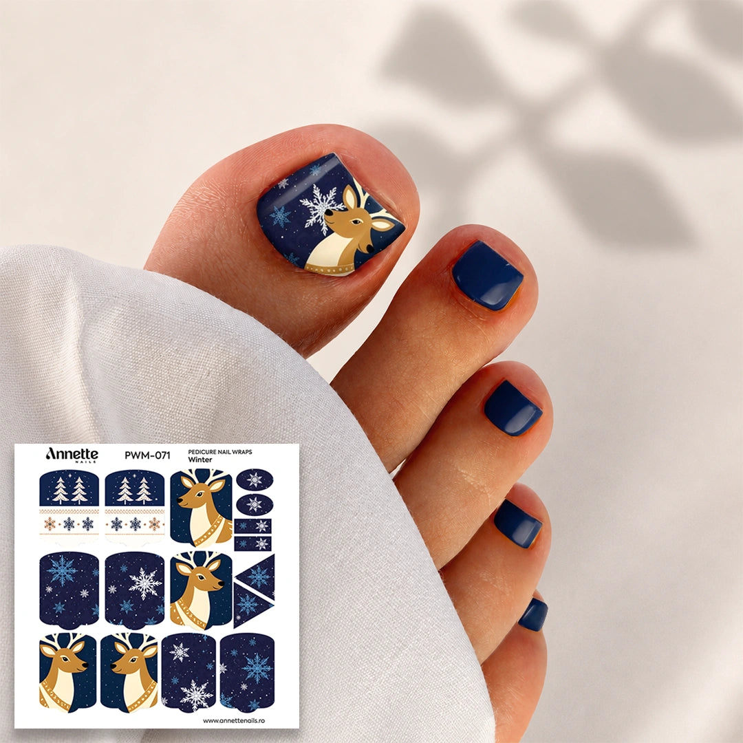 Nail Wraps Pedichiura MAX Winter 71 Annette Nails PWM-071