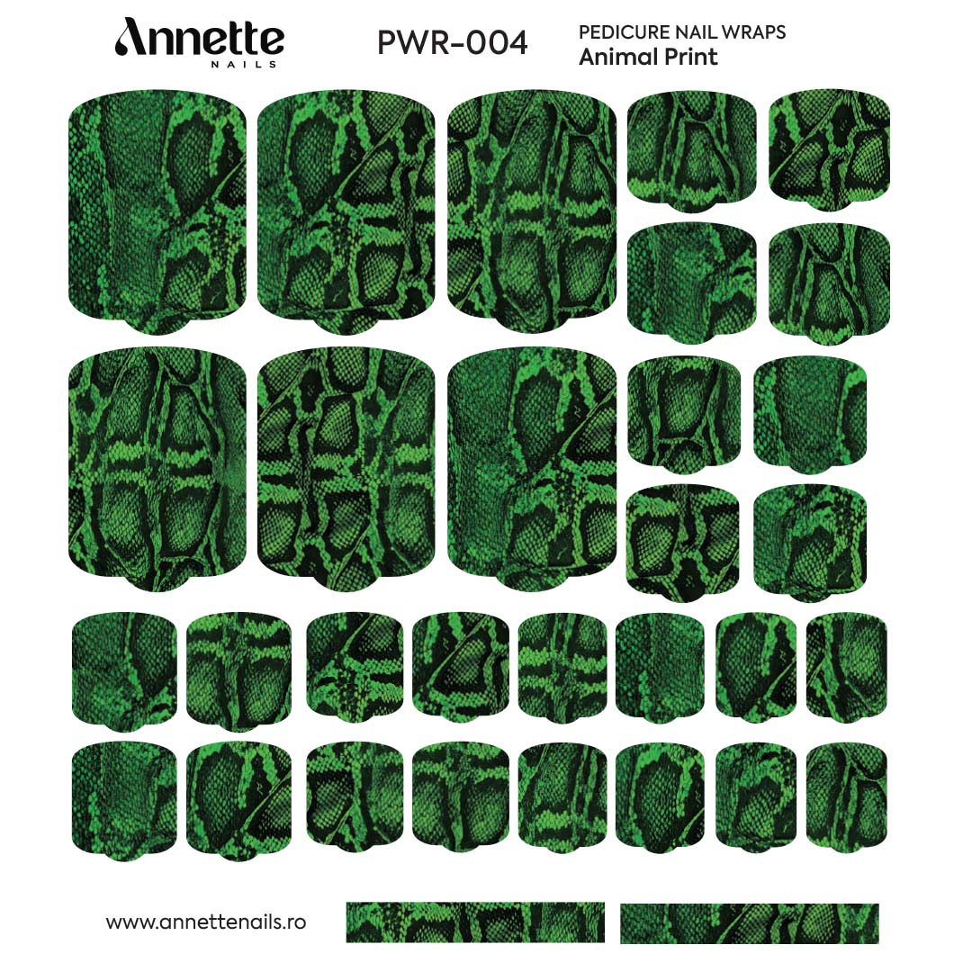 Nail Wraps Pedichiura Animal Print 4 Annette Nails PWR-004