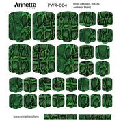 Nail Wraps Pedichiura Animal Print 4 Annette Nails PWR-004
