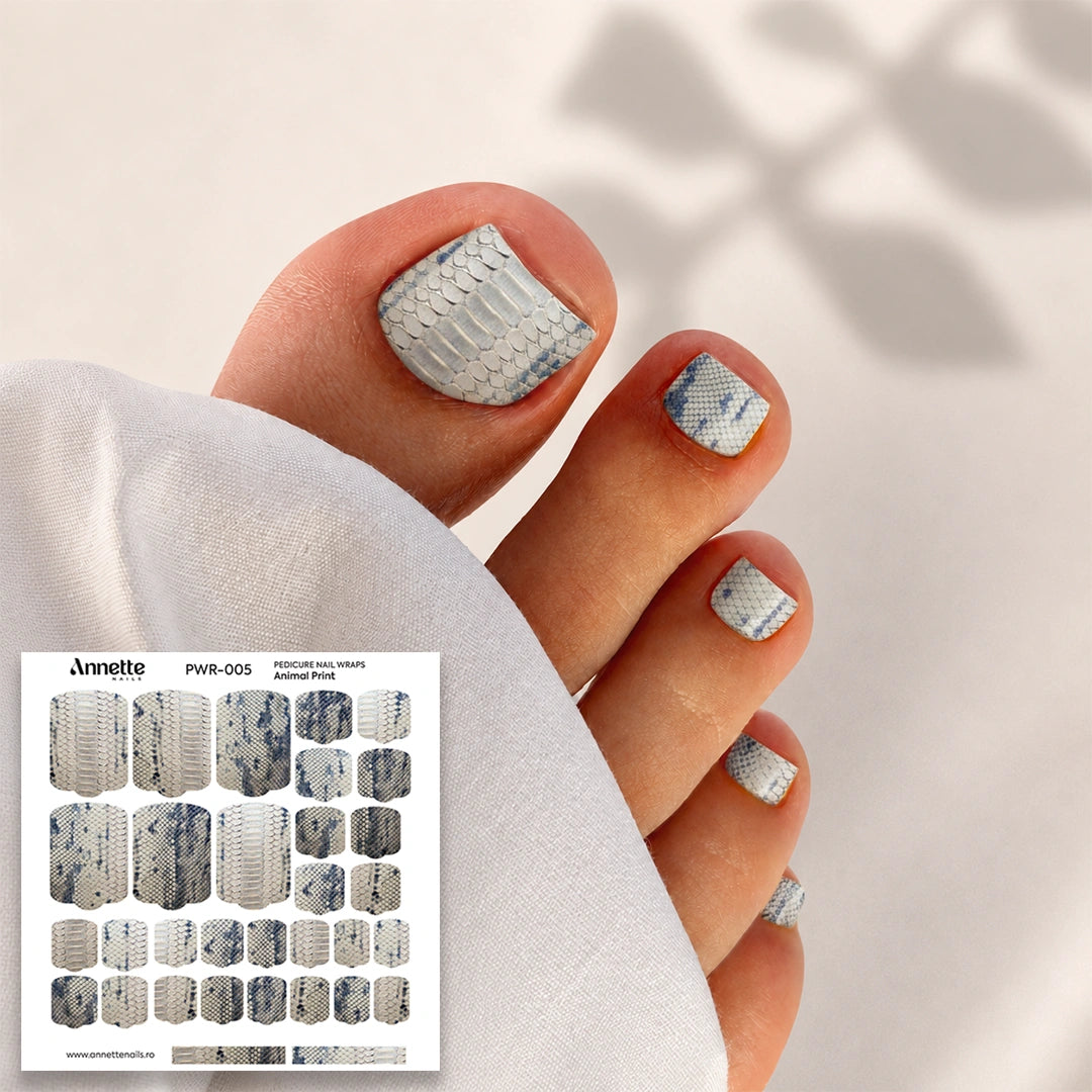 Nail Wraps Pedichiura Animal Print 5 Annette Nails PWR-005