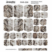 Nail Wraps Pedichiura Animal Print 6 Annette Nails PWR-006