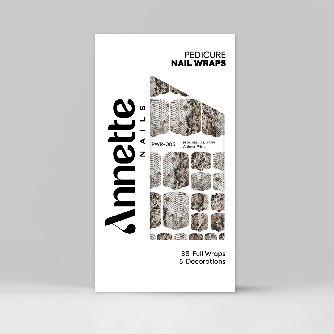 Nail Wraps Pedichiura Animal Print 6 Annette Nails PWR-006