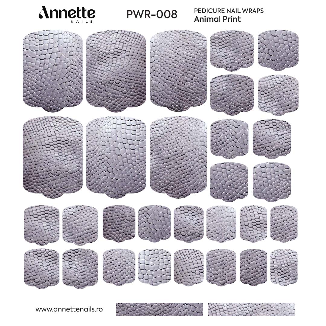 Nail Wraps Pedichiura Animal Print 8 Annette Nails PWR-008