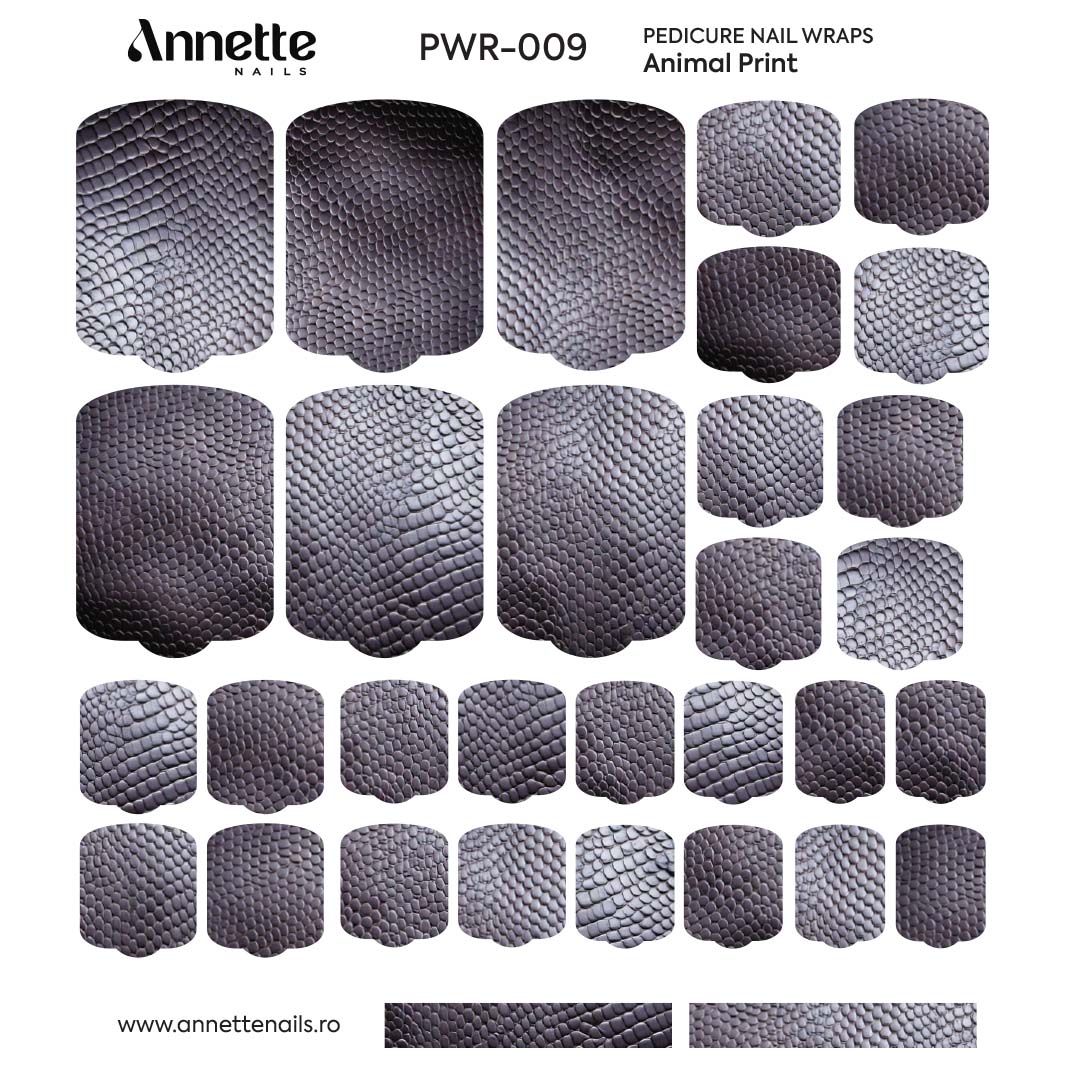 Nail Wraps Pedichiura Animal Print 9 Annette Nails PWR-009