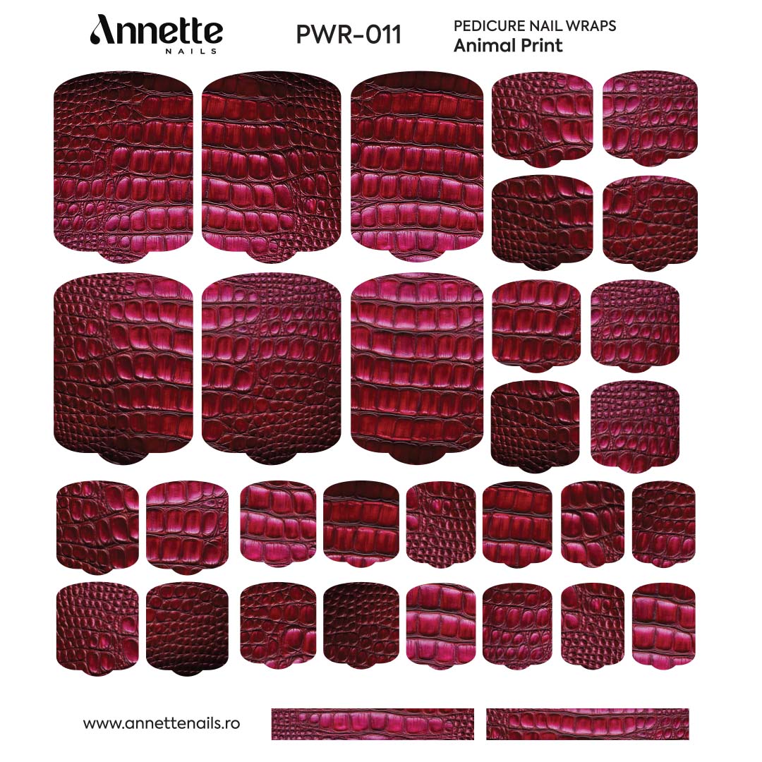 Nail Wraps Pedichiura Animal Print 11 Annette Nails PWR-011
