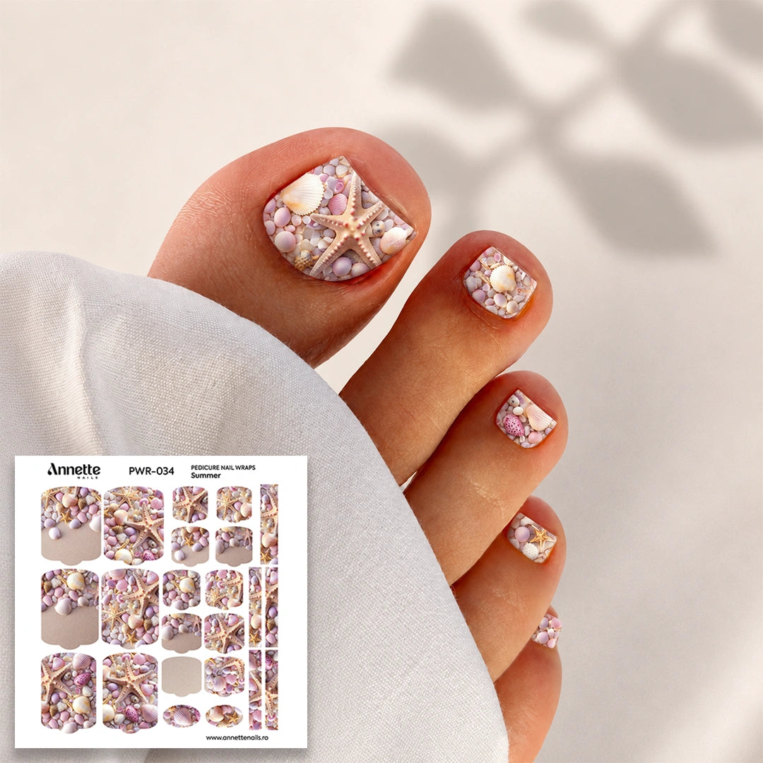 Nail Wraps Pedichiura Summer 34 Annette Nails PWR-034