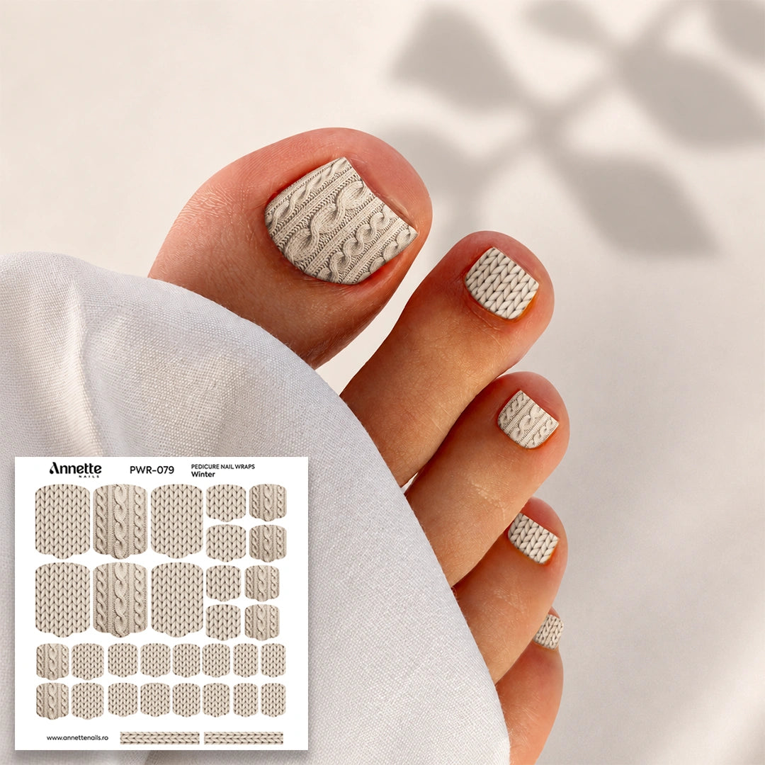 Nail Wraps Pedichiura Winter 79 Annette Nails PWR-079