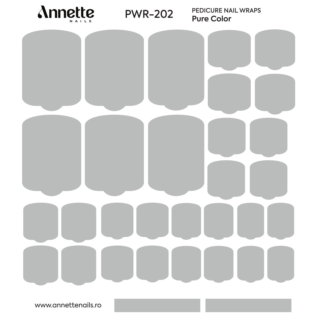 Nail Wraps Pedichiura Pure Color 202 Annette Nails PWR-202