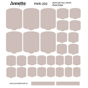 Nail Wraps Pedichiura Pure Color 203 Annette Nails PWR-203