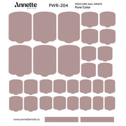 Nail Wraps Pedichiura Pure Color 204 Annette Nails PWR-204