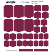 Nail Wraps Pedichiura Pure Color 206 Annette Nails PWR-206