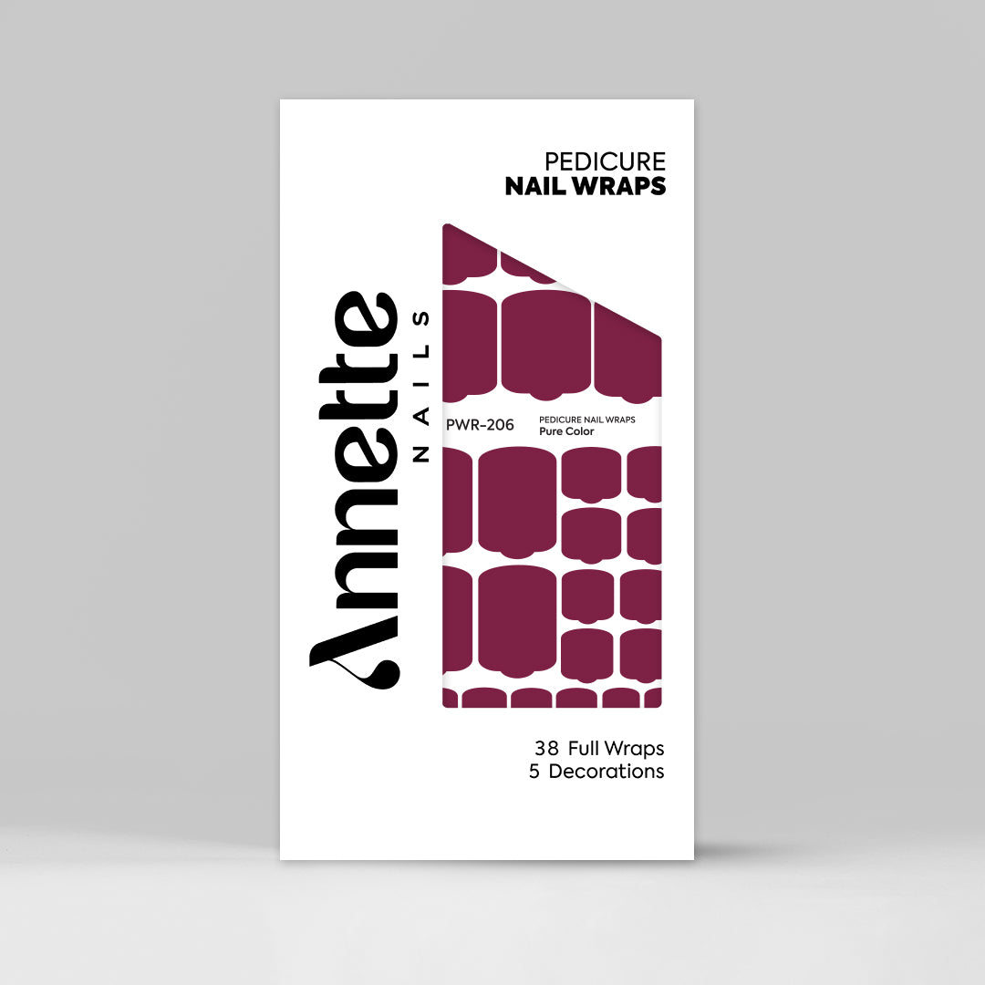 Nail Wraps Pedichiura Pure Color 206 Annette Nails PWR-206