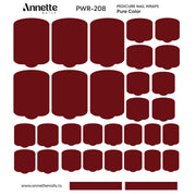 Nail Wraps Pedichiura Pure Color 208 Annette Nails PWR-208